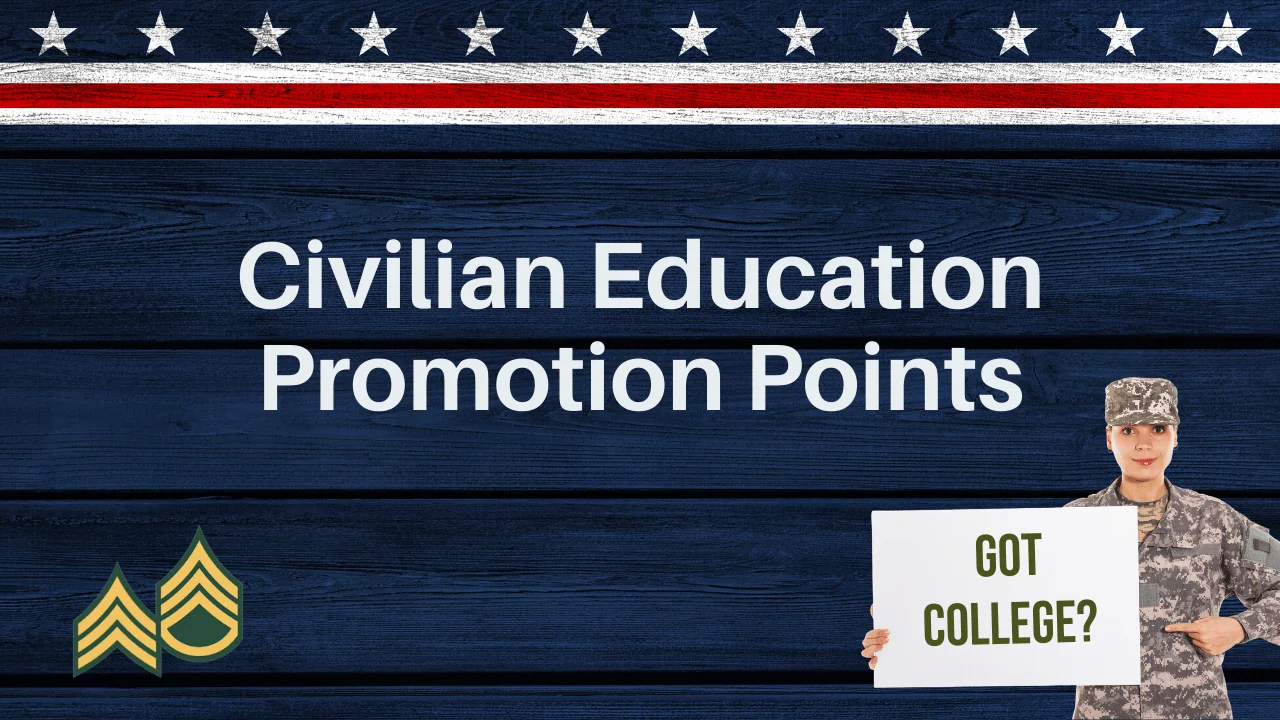 Civilian Education Promotion Points